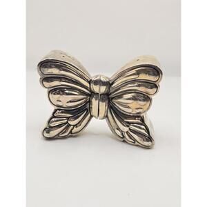 GODINGER Silverplate Butterfly Salt & Pepper Shakers Formal Banquet Dining